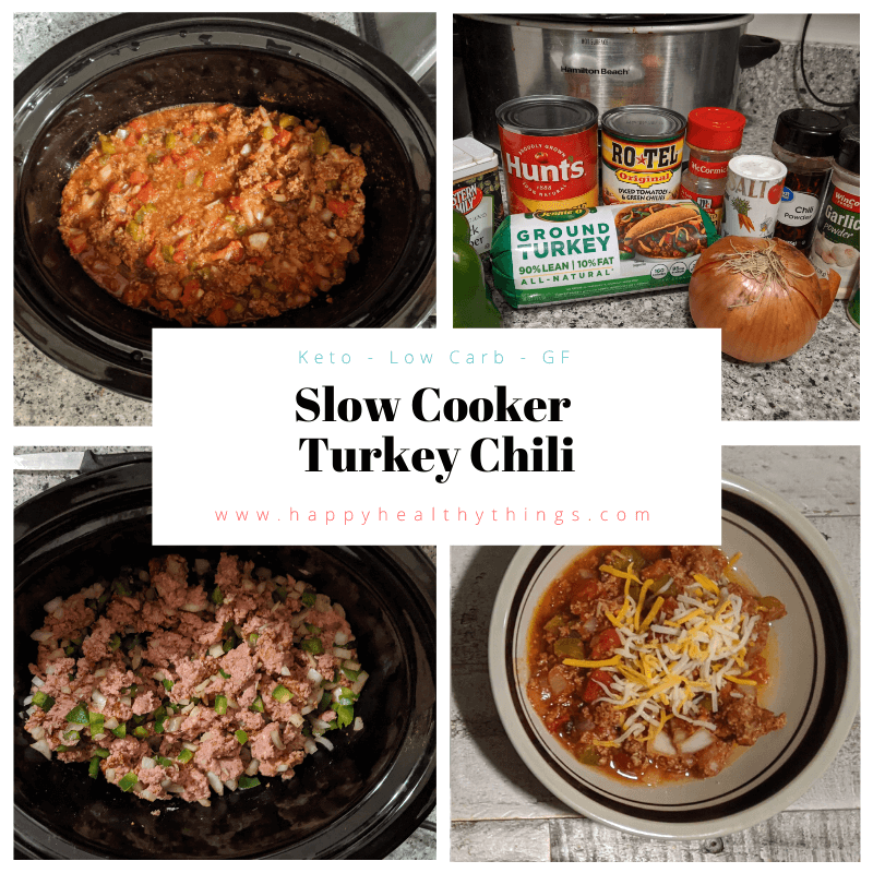 Low Carb & Keto Slow Cooker Turkey Chili